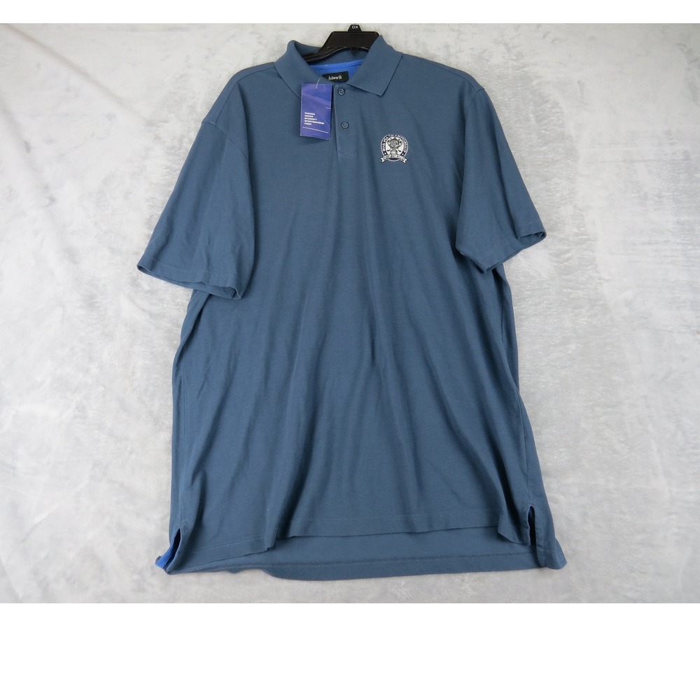 Ashworth Mens Polo Shirt XXL Blue 90th PGA Championship 2008 Oakland Hills Golf